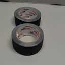 WELSTIK 2 Pack Black Gaffers Tape,2" X 33 Yards-10% Longer Gaffer Tape,Waterproof Matte Finish Gaff Tape,Non Reflective,Easy to Tear