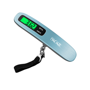 BAGAIL Digital Luggage Scale, 110lbs Hanging Baggage Scale with Backlit LCD Display, Portable Suitcase Weighing Scale, Travel Luggage Weight Scale with Hook, Strong Straps for Travelers