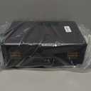 Retrolife Record Player 3 Speed Bluetooth Portable Suitcase Vinyl Player with Built-in Speakers Turntable Enhanced Audio Sound PU Leather Vintage (Black)