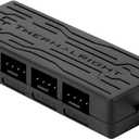 Thermalright FAN HUB X4 PWM Fan Controller - 4 Port 4-Pin, Multiple Interface Cooling Hub for 4 Groups of PC Fans, SATA Power Cord