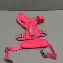 BARKBAY No Pull Dog Harness Large Reflective Dog Harness with Front Clip and Easy Control Handle for Walking Training Running with ID tag Pocket(Pink, L)