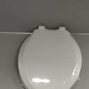 JINGZE Elongated Toilet Seat Slow Close, Quiet Toilet Seat Cover with Never Loosen Durable Toilet Seat Lid Easy to Install & Clean, Polypropylene (PP), White