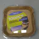 Vailnd Air Fryer Liners Disposable, 100Pcs 9 Inch Max Xl Large Cooker Airfryer Paper Liners, Oil Proof Parchment Sheets Square Basket Baking Liner for 8/10/11/12 QT Air Fryer Microwave (9"Square)