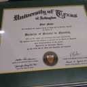 GraduationMall 11x14 Diploma Frame with Green over Gold Mat or Display 15x18 Certificate without Mat,Solid Wood & Tempered Glass,Glossy Black Finish with Gold Trim