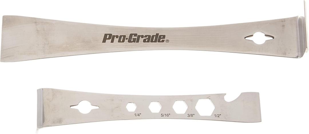 2PC STAINLESS STEEL WRECKING BAR SET
