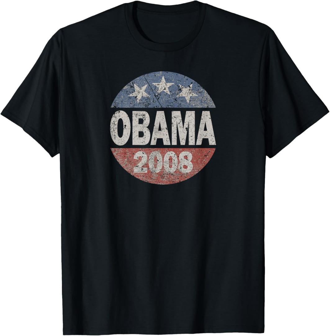 Vintage President Barack Obama 2008 Campaign T-Shirt, Size: 3XL