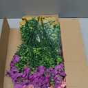 Yastouay 24 Bundles Artificial Flowers for Outdoors, UV Resistant Artificial Outdoor Flowers No Fade Fake Outdoor Flowers Plants for Garden Porch Window Box Farmhouse Pot Planters Decor (Multi ColorA)