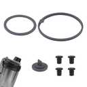 7 Pcs Gasket Replacement for VOLTRX Electric Protein Blender Shaker Bottle 24 oz, with 4 Pcs Anti-Slip Stopper, Silicone Seal Ring Leak-Proof Gasket Part Accessories for Spout Lid Top Cover Cap 10 Pack