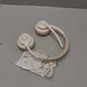 Wireless Headset with AI Noise Cancelling Microphone Bluetooth Headset - Bluetooth V5.2 Headphones with USB Dongle & Mic Mute for Computer/Laptop/PC/iPhone/Android/Cell Phones (White)