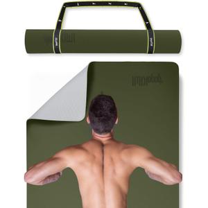 Gogokiwi Extra Wide Yoga Mat for Men Women (72"L x 36"W) Non Slip Fitness & Exercise Mat with Alignment Marks for Yoga, Pilates, Floor Workouts