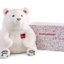 Niuniudaddy 35cm Weighted Polar Bear - Heart of Comfort & Calming Companion