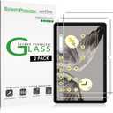 amFilm Designed for Google Pixel Tablet 11-inch Tempered Glass Screen Protector [Zero Bubbles][9H Hardness][ Anti-Scratch][ Anti-fingerprint][99.99% HD Clear]