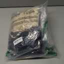 Renaissance Medieval Costume for Men - 8 Pcs Pirate Outfit Set, Halloween Costume with Viking Belt (Medium, White-black)