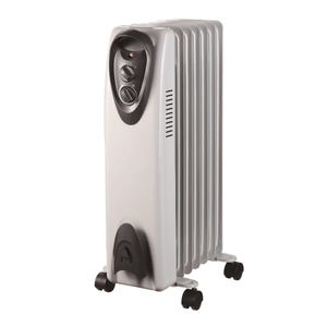 H E Industrial Ltd 3-Settings Heat Electric Oil Filled Portable Heater 1500W