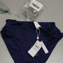 Trina Monaco High Waisted Bikini Bottom, Cheeky Coverage, Swimwear Separates for Women (8, Ink)