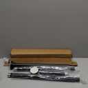 Shower Curtain Rod, 1" Diameter Heavy Duty Tension Shower Rod, Non Slip Adjustable 28-74 inch No Drilling Shower Curtain Rods Spring Tension For Bathroom, Shower Stall, No Rust, Black