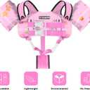 Chriffer Kids Swim Vest Life Jacket for 30-55 Pounds Boys and Girls, Toddler Floaties with Shoulder Harness Arm Wings for 2,3,4,5,6,7 Years Old Baby (Pink)