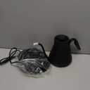 Gooseneck Electric Kettle with 1 Temperature Control for Pour Over Coffee & Tea, Quick Heating, BPA-Free Stainless Steel, Built-in Brew Timer, 1500W/0.9L (Ebony Black)