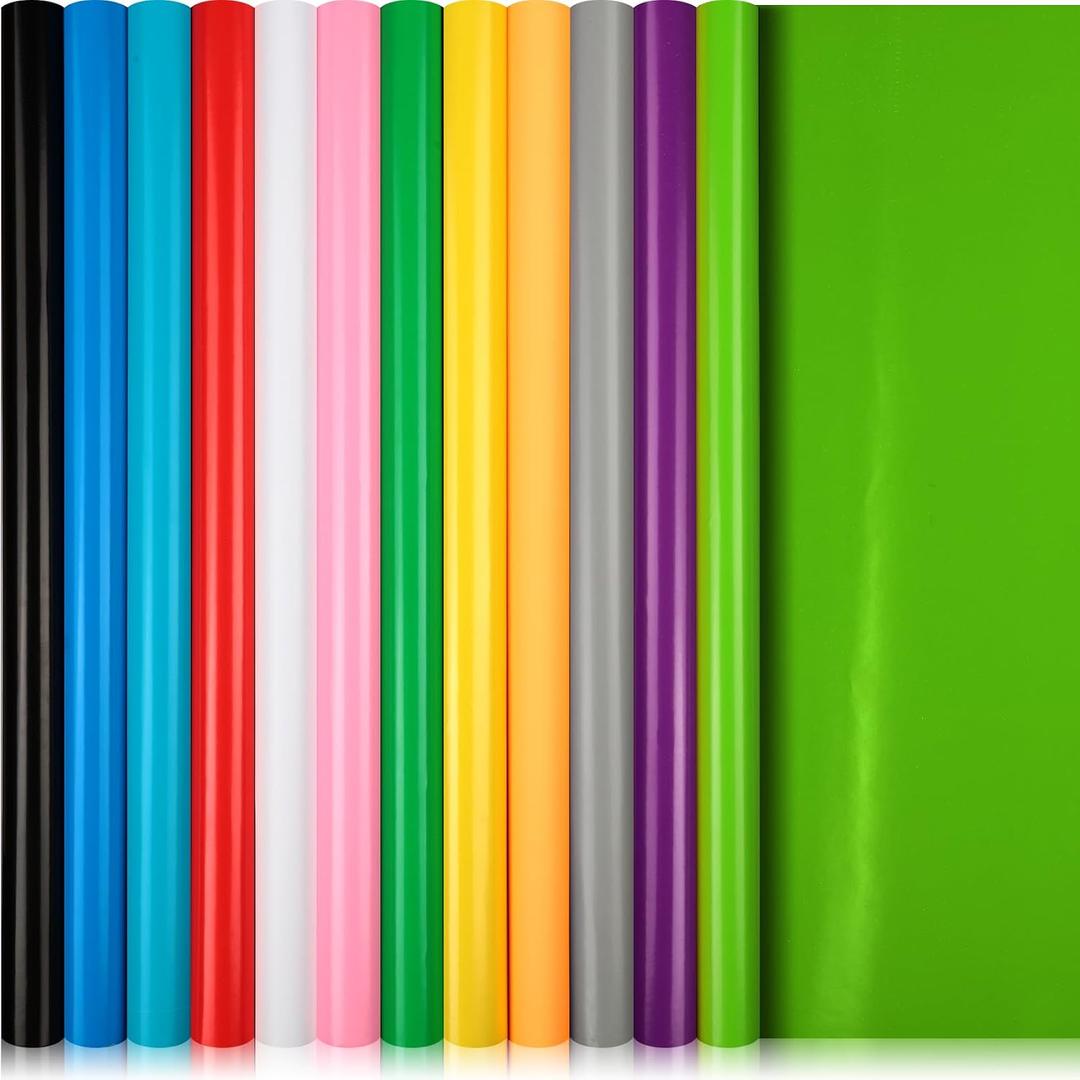 Estune 12 Pack Bulletin Board Paper for Classroom, 4 x 15ft Fade Resistant Colorful Construction Bulletin Board Paper Roll for Back to School Craft & Decoration(Fresh Color)