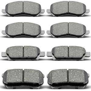 evkingauto Ceramic Front Rear Brake Pad Set Compatible with Dodge Avenger, Jeep Compass Patriot, Chrysler 200,Chrysler Sebring,D866 D1037