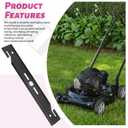 16-Inch 490-100-0111 Detatching Replacement Mower Blade with Installation Accessories Compatible with Arn-Old Ryobi Craftsman Troy-Bilt Lawn Mower, Replace 645-80116A, 490-100-0008, 490-100-0012