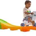 Step2 Unicorn Up & Down Roller Coaster Kids Ride On Toy, Push Car, Indoor/Outdoor Playset, Made of Durable Plastic, Max Weight 50 lbs., For Toddlers 2-5 Years Old, Multicolor