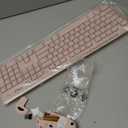 Logitech MK270 Wireless Keyboard and Mouse Combo for Windows, 2.4 GHz Wireless, Compact Mouse, 8 Multimedia and Shortcut Keys, 2-Year Battery Life, for PC, Laptop - Rose