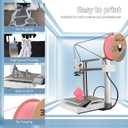 3DHoJor Basic PLA 3D Printer Filament Bundle,10KG PLA Filament 1.75mm, 3D Filament 1KG Spool, 10 Pack,Black+White+Fire Engine Red+Green+Light Blue+Orange+Grape Purple+Yellow+Light Grey+Barbie Pink