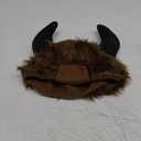 Plush Buffalo Hat