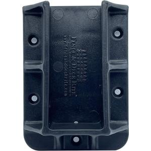 FENCE & DECK RITE Sturdy Railing Hangers for 2x4 Wood Railings (Actual - 1 x3 ) Heavy-Duty Black Reinforced Polypropylene Post Connectors  UV-Protected, Weather-Resistant (Pack of 8)