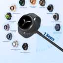 For Samsung Watch Charger Fast Charging,2 in 1 Galaxy Watch Phone Charger 3.3ft with 25W USBC Charger Compatible with Galaxy Watch 8/7/Ultra/6/6 Classic/5/5Pro/4/4 Classic/3/Active2/1/S24/S23/S22/21