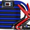 SAFEMATE Heavy Duty Jumper Cables, 2 Gauge 18 feet Automotive Booster Cables for Car Battery, with Voltage Detection and Reverse Connection Protection