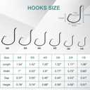Fishing Hooks, Circle Hooks, Offset Circle Hooks, High Carbon Steel for Saltwater Fishing 50/25 Pack