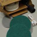 Electric Spin Scrubber, Cordless Shower Scrubber with Power Display Screen, IP68 Waterproof Bath Cleaning Brush, Adjustable Extension Handle & 2 Speeds, Electric Cleaning Brush for Bathroom, Kitchen,Tub (Black)