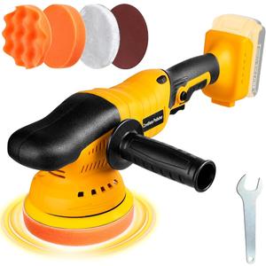 Cordless Buffer Polisher Kit for Dewalt 20V Battery(No Battery) Orbital Car Polisher 6 Variable Speed 1800 to 6500 RPM, Car Buffer Polishers for Car Detailing,Polishing,Waxing(Battery Not Included)