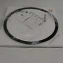 20 Inch LED Dimmable Ceiling Light Fixture 40W - Round Flush Mount Adjustable 3000K/4500K/6000K Large Kitchen Light Fixture, 4000lm Hallway Light Fixtures for Bedroom, Black