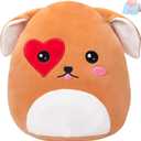 Valentines Puppy Dog Plush Stuffed Animals Squishy Original Heart Love You Dog Pillow Soft Cuddly Valentine Gifts for Kids Girls Girlfriend Boyfriend Mom Lover, 11.5 Inch