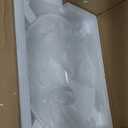 VEVOR Oval Vessel Sink, 16" x 13.4" Bathroom Vessel Sink Bowl Countertop, White Ceramic Bathroom Sinks Above Counter, Bowl Sink with Modern Style, Well-Packaged for Bathroom, Hotel, Toilet, RV