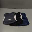 Wegreeco Washable Male Dog Belly Band (Stylish Pattern) - Pack of 3 - Washable Male Dog Belly Wrap, Dog Diapers Male (Black, Charcoal, Navy, Large)