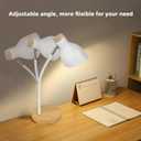 Himmel Desk Lamp, Adjustable Metal Table Lamp, Children's Table Lamp for Bedroom, Living Room, E27 Socket Reading Next to Lamp (White)