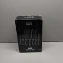 Home Hero Kitchen Knife Set - Wooden Knife Block Organizer - High Carbon Stainless Steel Blades - Ergonomic Handles with Built-In Sharpener & Kitchen Scissors - 16-Pc, Black