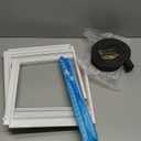 Amazon Basics 5000-BTU Small Window Air Conditioner, Up to 150 Sqf, Window AC Units with Cool and Fan Functions, Washable Filter, Adjustable Window Kit, Intuitive Mechanical Controls, White