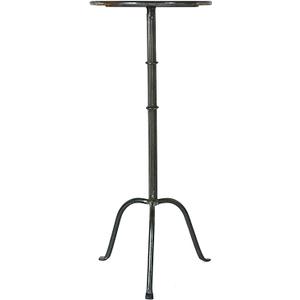 Creative Co-Op Metal Martini Table (Black)