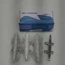 Boat Cleat Open Base Boat Cleat, Dock Cleat All 316 Stainless Steel Boat Mooring Accessories, Free Installation Accessories Screws(4/5 /6/8 inch)
