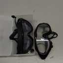 Rantizon Swim Goggles 2 Pack, Wide View Anti Fog&UV Swimming Goggles for Audlt, No Leaking Swim Glasses for Men Women Kids (Large for Adults, Transparent Black & Gray)