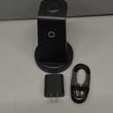 3 in 1 Charging Station for iPhone, Wireless Charger for iPhone 17 16e 16 15 14 13 12 11 X Pro Max & Apple Watch - Wireless Charging Station for AirPods 4 3 Pro (Black)