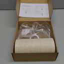 Beige Linen Small Drum Lampshade, 8.66" Top x 8.66" Bottom x 7.87" High Lamp Shade, Lamp Shade Replacement for Table and Floor Lamps, Pendant Light, Handcrafted Lampshade, Easy Assembly