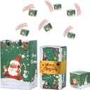 Surprise Gift Box Explosion, Surprise Box Gift Box for Money, Folding Bouncing Pop-Up Explosion Gift Box, Gifts Boxes for Christmas Birthday Anniversary Valentine Proposal (12pcs) (Green)