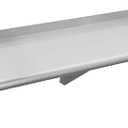 Hally Stainless Steel Shelf 12 x 60 Inches 315 lb, NSF Commercial Wall Mount Floating Shelving for Restaurant, Kitchen, Home and Hotel (Without Hooks)