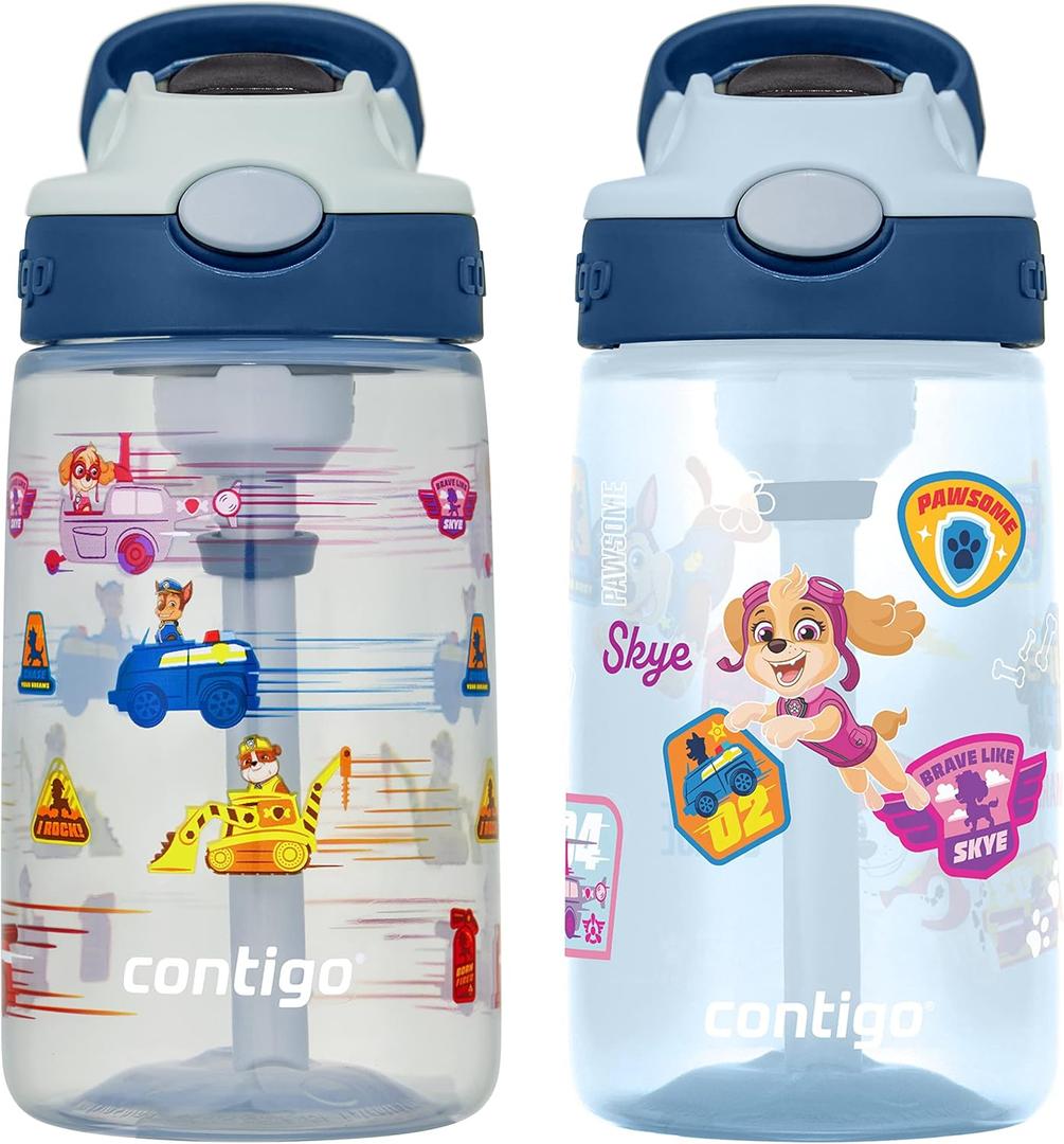 Contigo Aubrey Kids Water Bottle, 14 oz (Pack of 2)